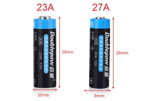 Batterie 27a vs batterie 23A: différentes tailles, même énergie