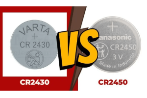 CR2430 VS CR2450 Batterie: taille, caractéristiques de la batterie, applications