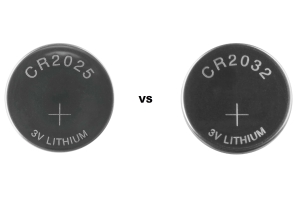 CR2025 Vs.Batterie CR2032