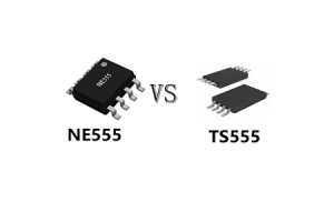 Comparaison de l'efficacité électrique: NE555 contre TS555