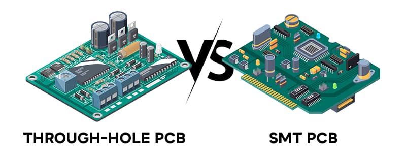 Through-Hole PCB vs. SMT PCB