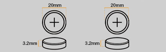 DL2032 vs. CR2032