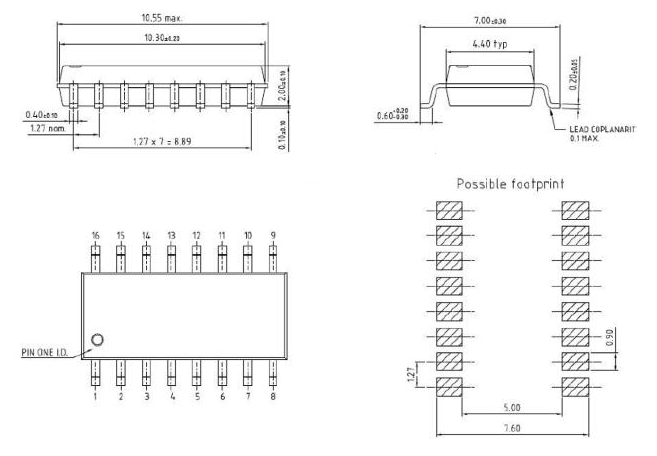 TCMT4100 Package Dimensions